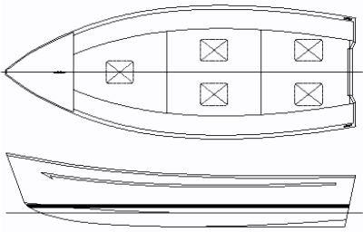 Fishing Boat 17' — Classic Wooden Boat Plans